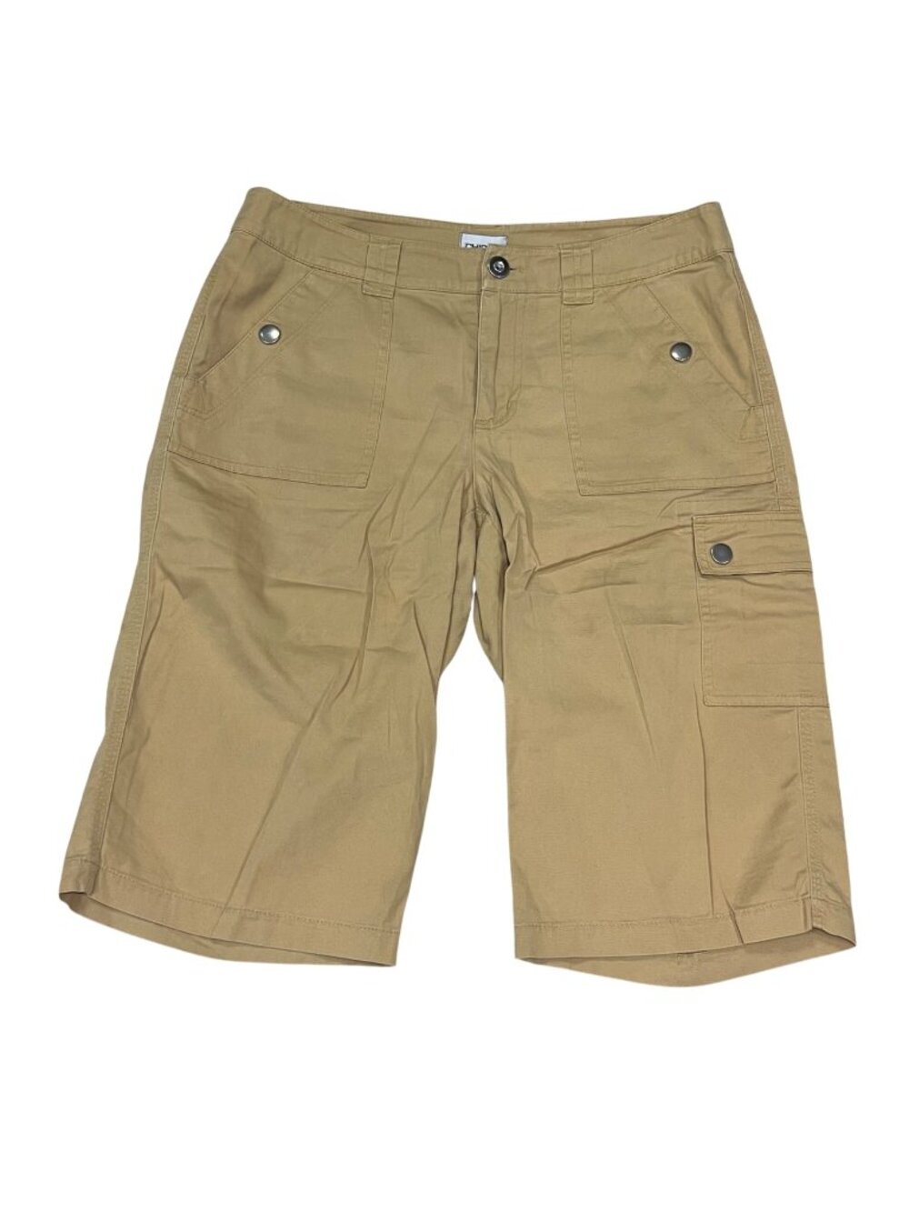 Vintage Chico's Bermuda Shorts Women's Size 1 (US 8) Snap Cargo Pocket Jeweled